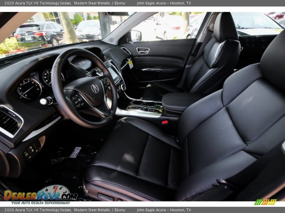 2020 Acura TLX V6 Technology Sedan Modern Steel Metallic / Ebony Photo #16