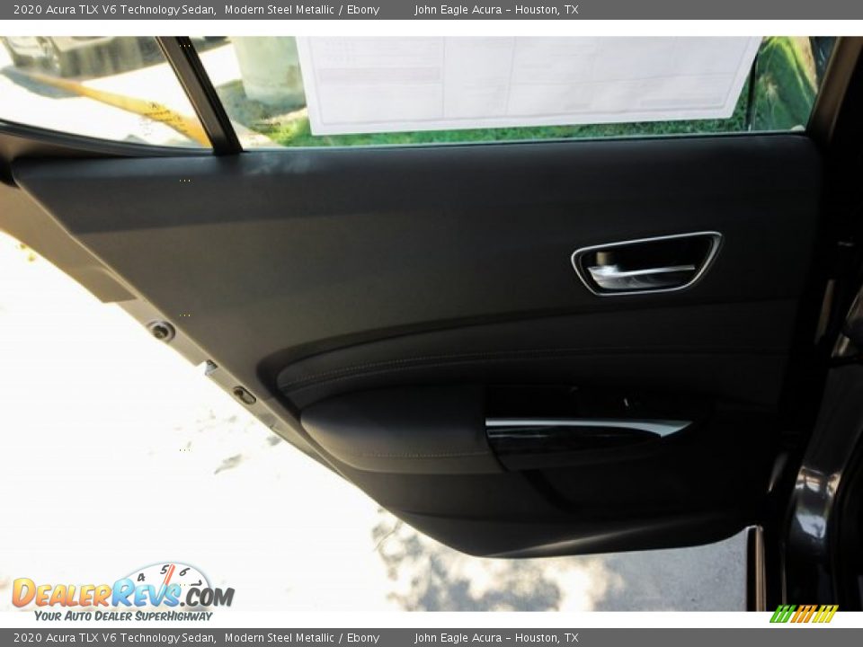 2020 Acura TLX V6 Technology Sedan Modern Steel Metallic / Ebony Photo #17
