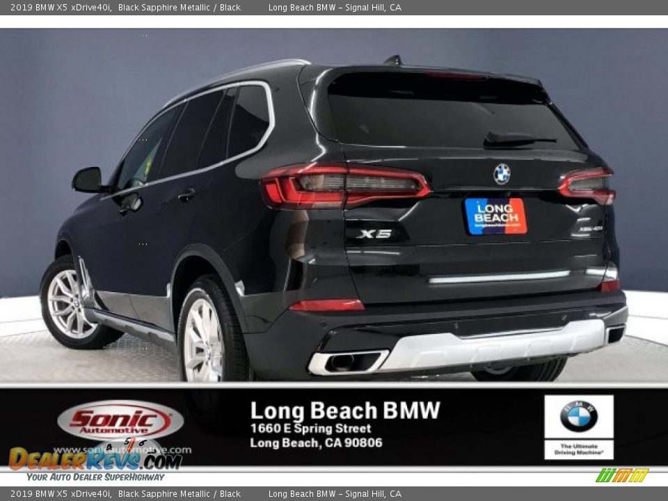 2019 BMW X5 xDrive40i Black Sapphire Metallic / Black Photo #2