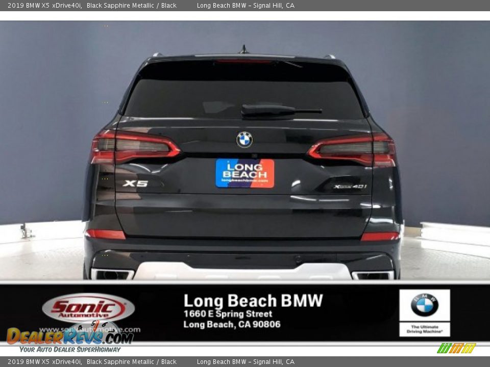 2019 BMW X5 xDrive40i Black Sapphire Metallic / Black Photo #3