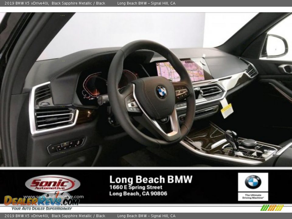 2019 BMW X5 xDrive40i Black Sapphire Metallic / Black Photo #4