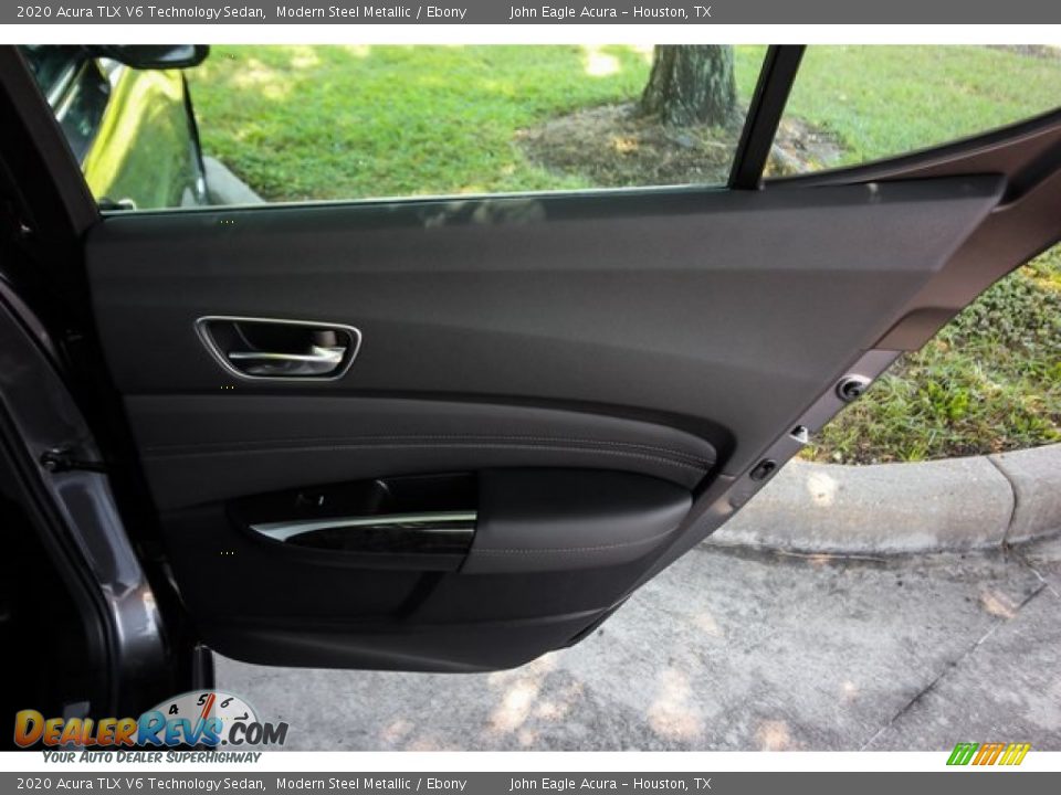 2020 Acura TLX V6 Technology Sedan Modern Steel Metallic / Ebony Photo #20