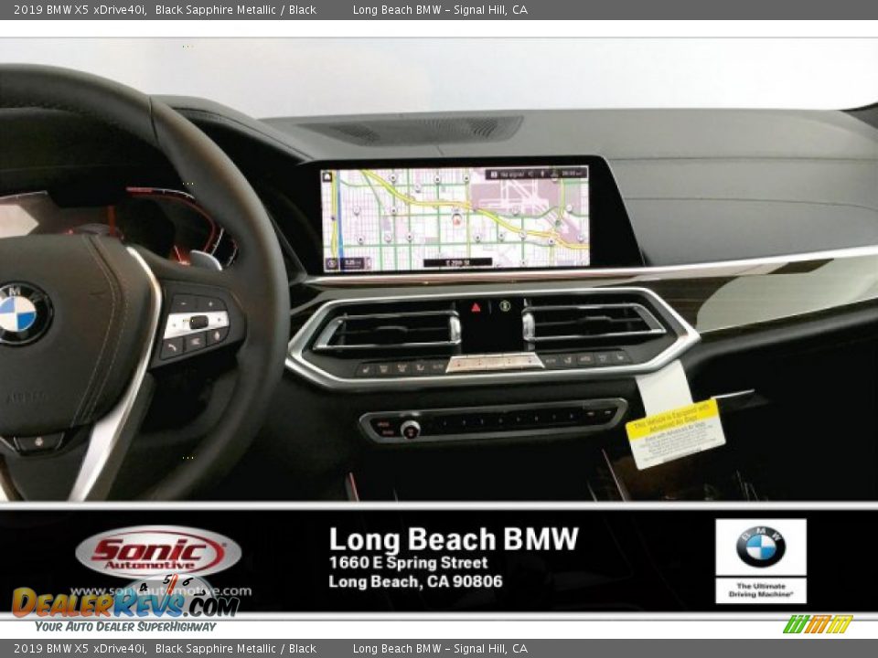 2019 BMW X5 xDrive40i Black Sapphire Metallic / Black Photo #5