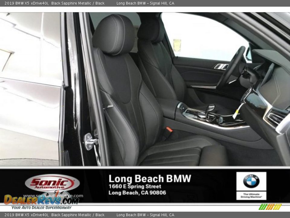 2019 BMW X5 xDrive40i Black Sapphire Metallic / Black Photo #7