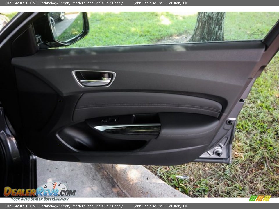2020 Acura TLX V6 Technology Sedan Modern Steel Metallic / Ebony Photo #22