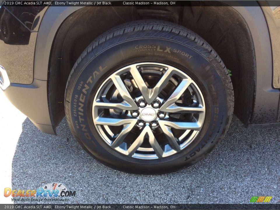 2019 GMC Acadia SLT AWD Ebony Twilight Metallic / Jet Black Photo #14