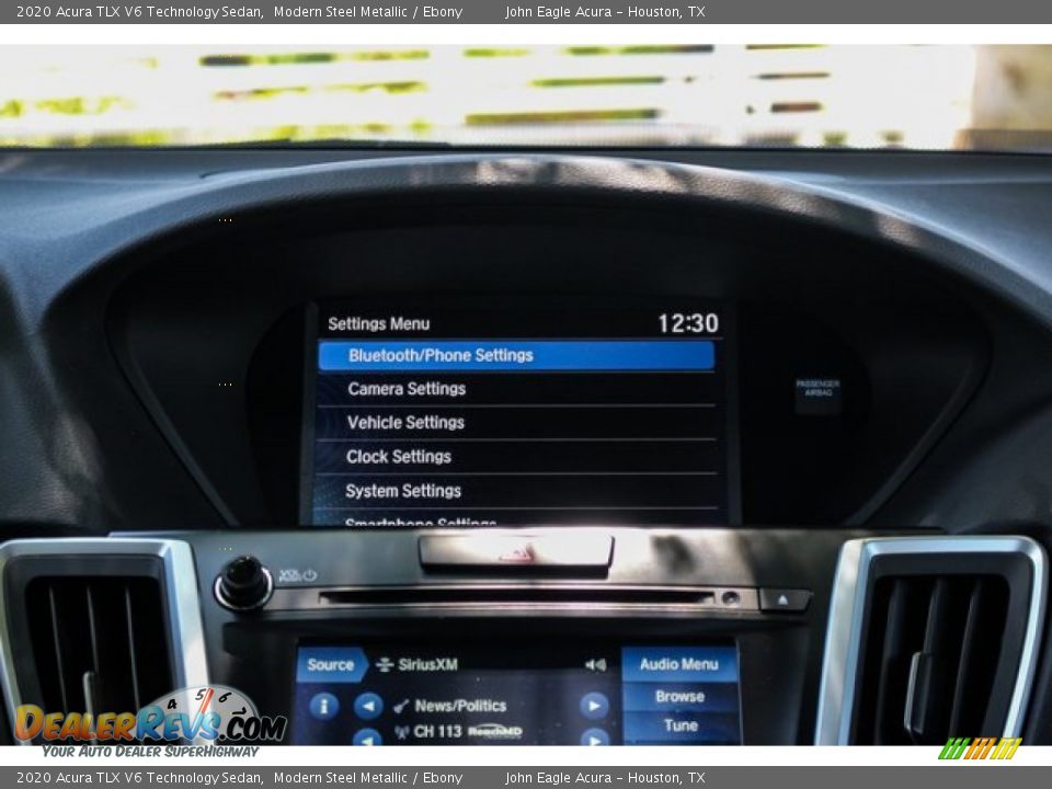 2020 Acura TLX V6 Technology Sedan Modern Steel Metallic / Ebony Photo #26