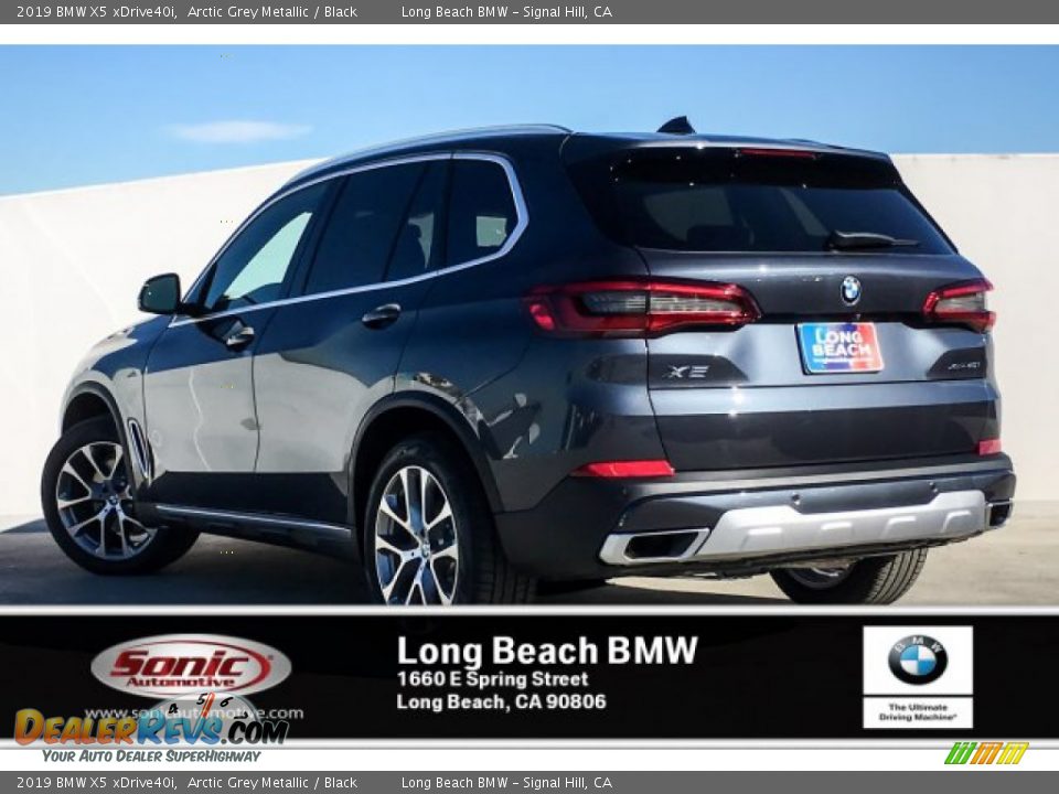 2019 BMW X5 xDrive40i Arctic Grey Metallic / Black Photo #2