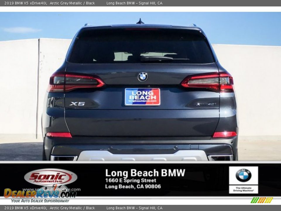 2019 BMW X5 xDrive40i Arctic Grey Metallic / Black Photo #3
