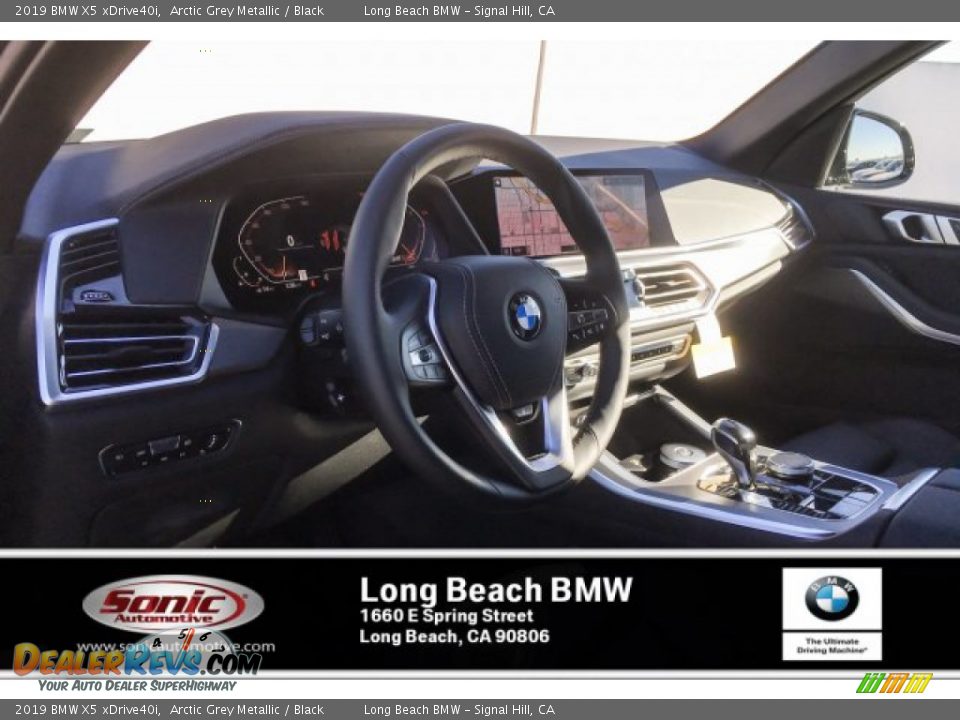 2019 BMW X5 xDrive40i Arctic Grey Metallic / Black Photo #4