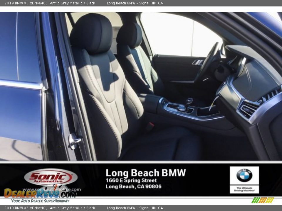 2019 BMW X5 xDrive40i Arctic Grey Metallic / Black Photo #5