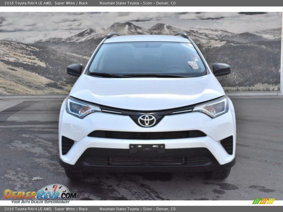 2016 Toyota RAV4 LE AWD Super White / Black Photo #8