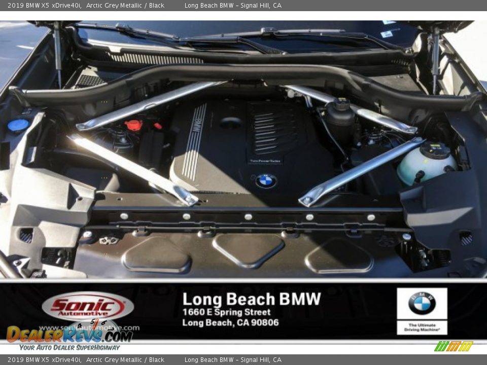 2019 BMW X5 xDrive40i Arctic Grey Metallic / Black Photo #8