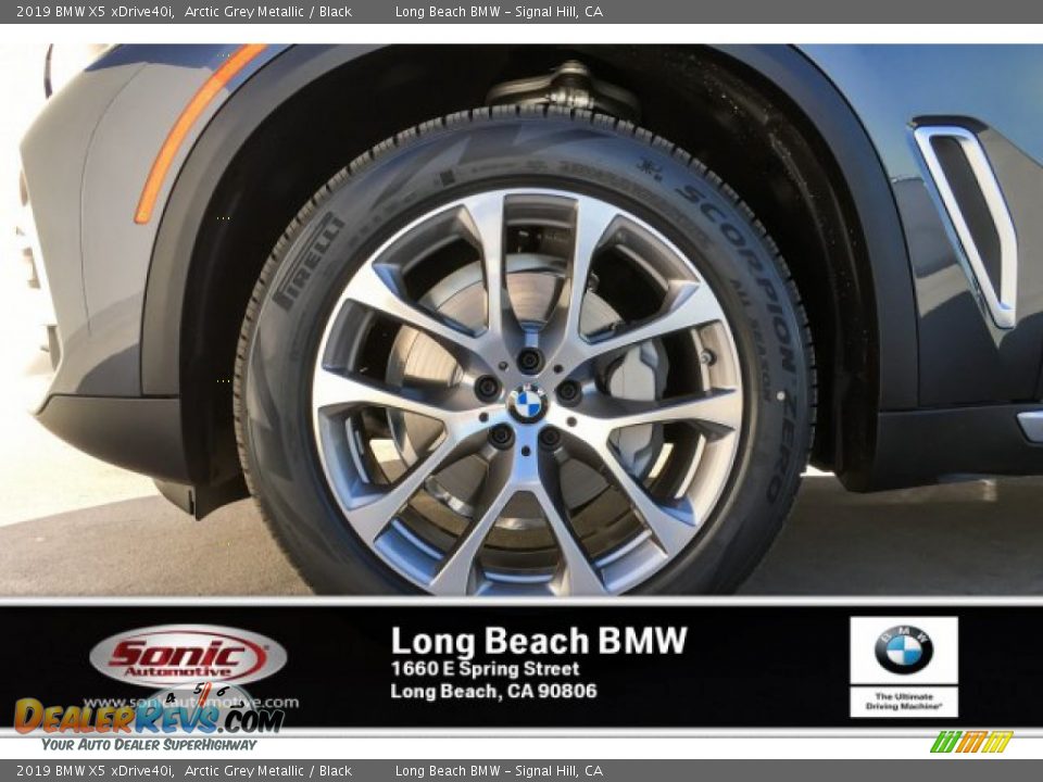 2019 BMW X5 xDrive40i Arctic Grey Metallic / Black Photo #9