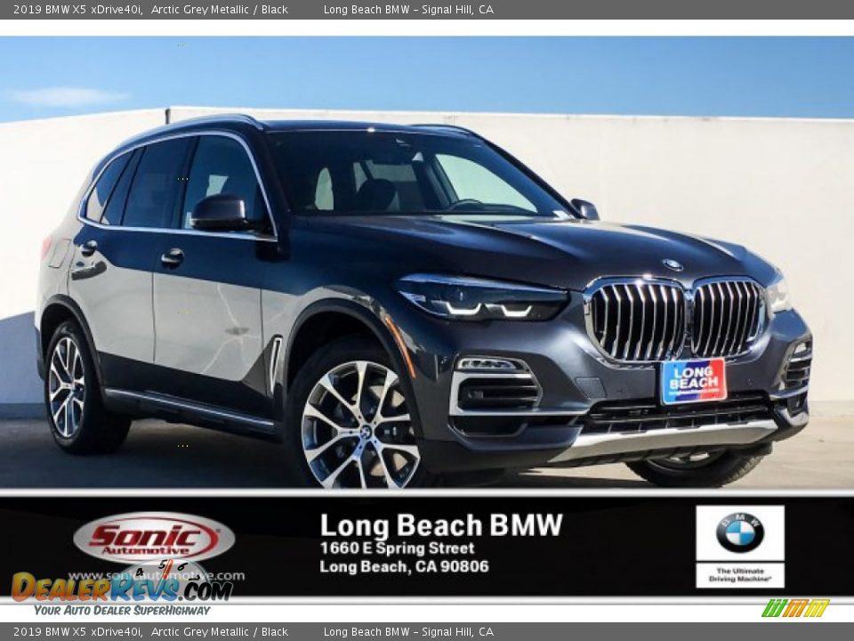 2019 BMW X5 xDrive40i Arctic Grey Metallic / Black Photo #10