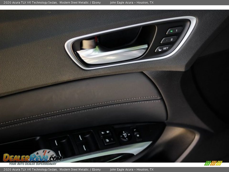 2020 Acura TLX V6 Technology Sedan Modern Steel Metallic / Ebony Photo #12