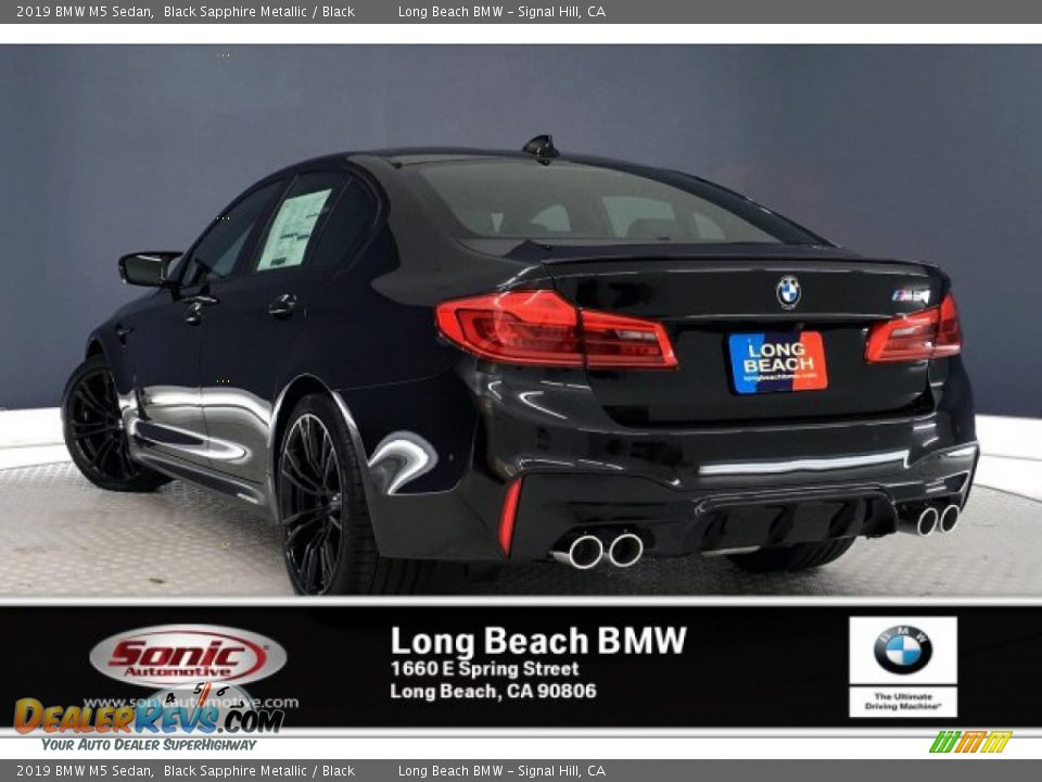 2019 BMW M5 Sedan Black Sapphire Metallic / Black Photo #2