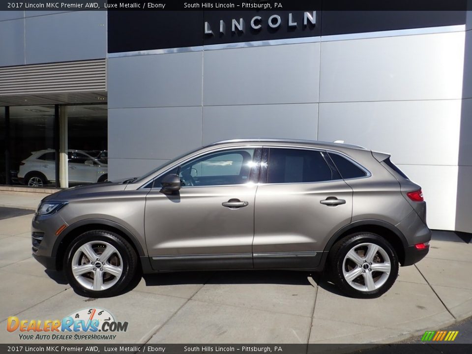 2017 Lincoln MKC Premier AWD Luxe Metallic / Ebony Photo #2