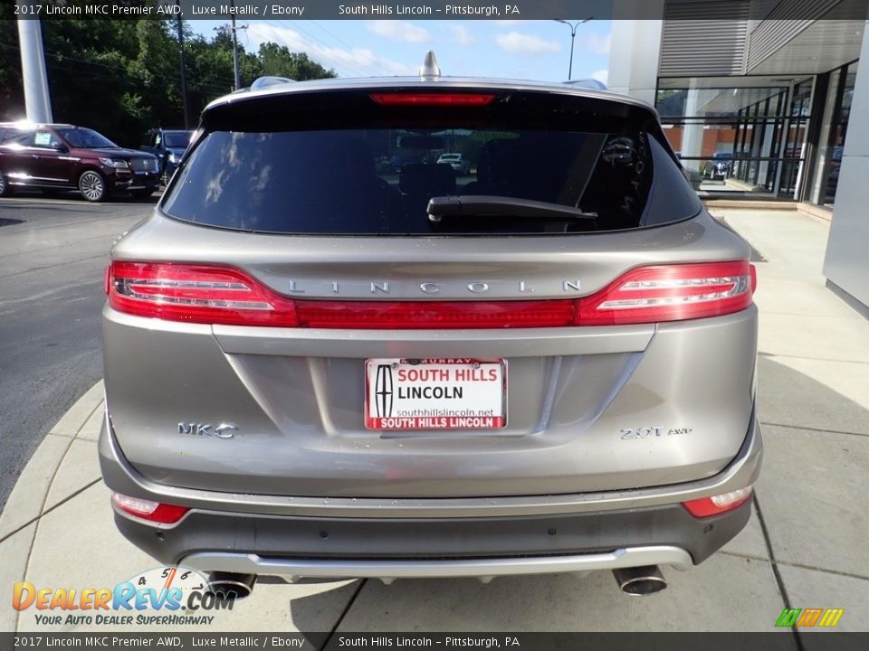 2017 Lincoln MKC Premier AWD Luxe Metallic / Ebony Photo #4