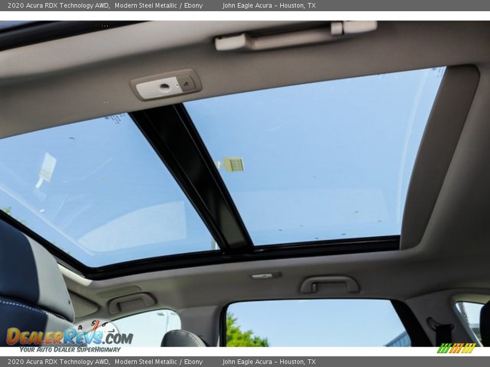 2020 Acura RDX Technology AWD Modern Steel Metallic / Ebony Photo #14