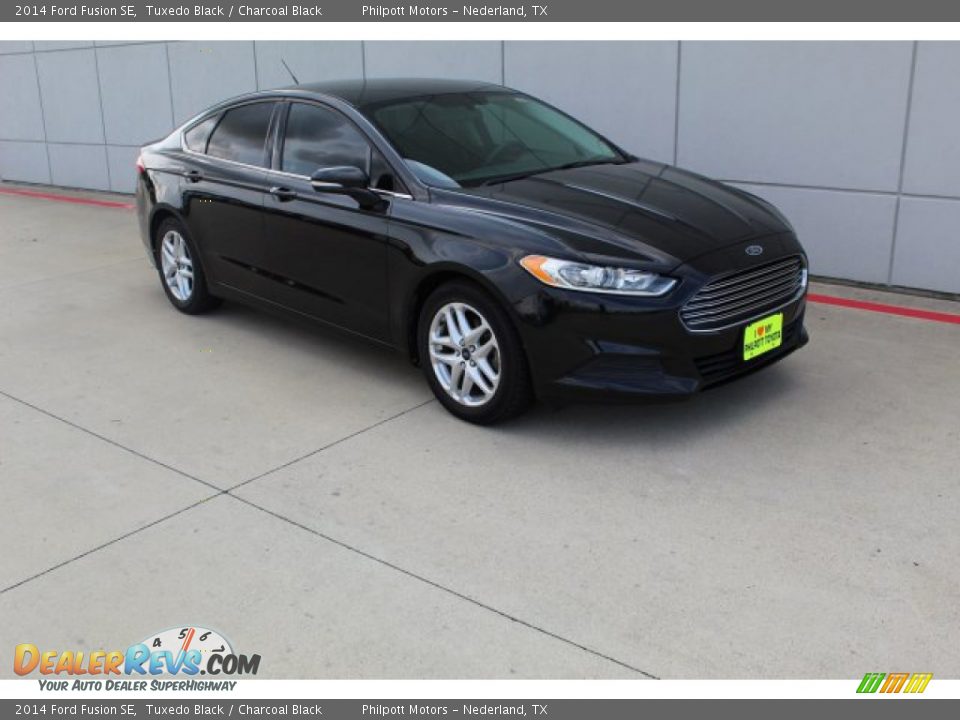 2014 Ford Fusion SE Tuxedo Black / Charcoal Black Photo #2