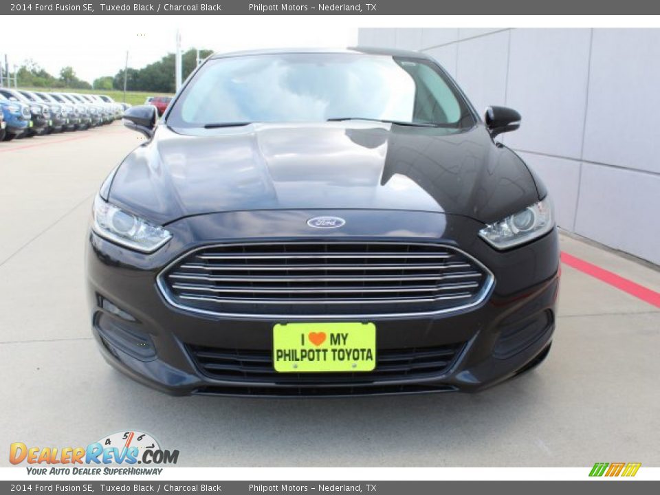 2014 Ford Fusion SE Tuxedo Black / Charcoal Black Photo #3