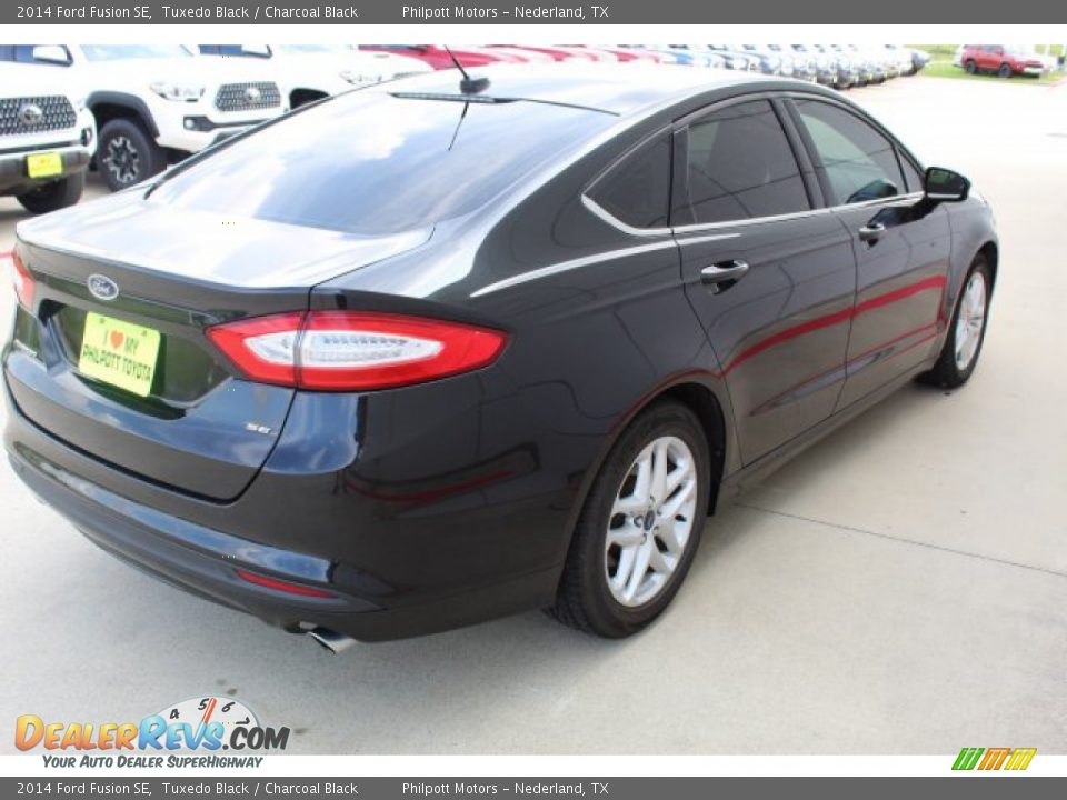 2014 Ford Fusion SE Tuxedo Black / Charcoal Black Photo #11