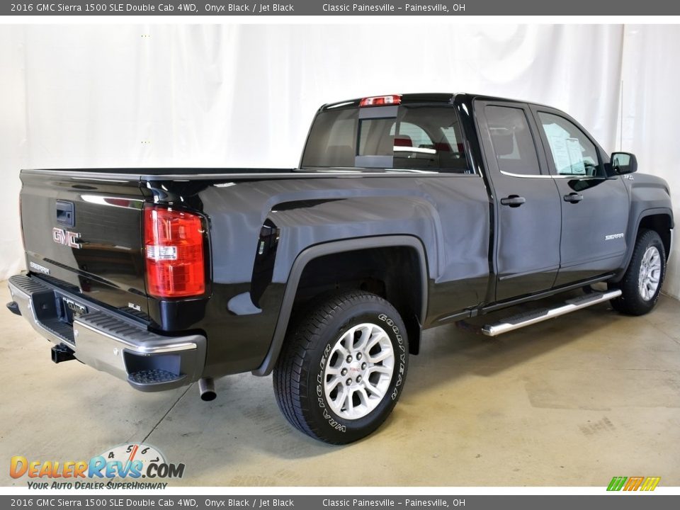 2016 GMC Sierra 1500 SLE Double Cab 4WD Onyx Black / Jet Black Photo #2