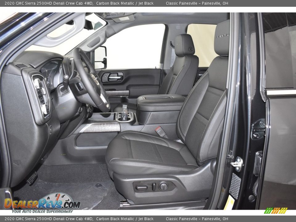 Jet Black Interior - 2020 GMC Sierra 2500HD Denali Crew Cab 4WD Photo #7