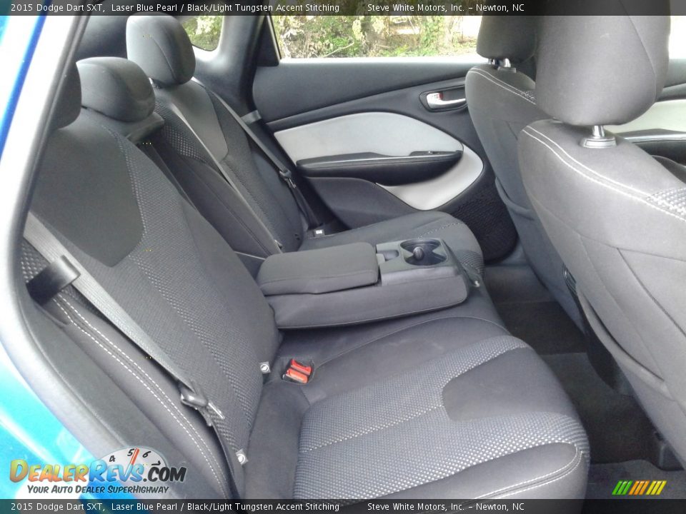 2015 Dodge Dart SXT Laser Blue Pearl / Black/Light Tungsten Accent Stitching Photo #13