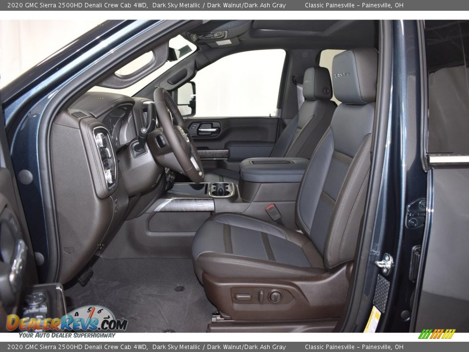 Dark Walnut/Dark Ash Gray Interior - 2020 GMC Sierra 2500HD Denali Crew Cab 4WD Photo #6