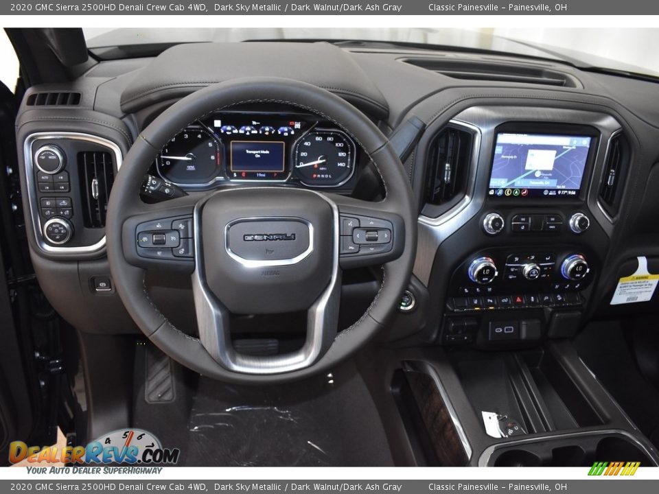 Dashboard of 2020 GMC Sierra 2500HD Denali Crew Cab 4WD Photo #9