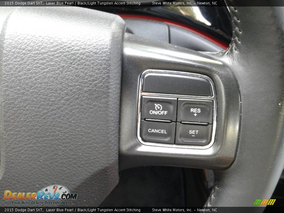 2015 Dodge Dart SXT Laser Blue Pearl / Black/Light Tungsten Accent Stitching Photo #17