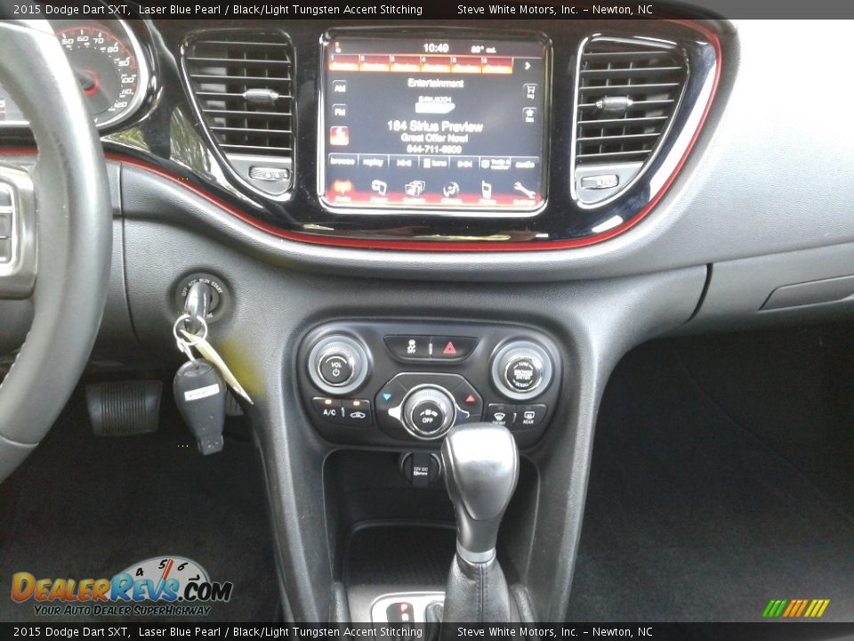 2015 Dodge Dart SXT Laser Blue Pearl / Black/Light Tungsten Accent Stitching Photo #19