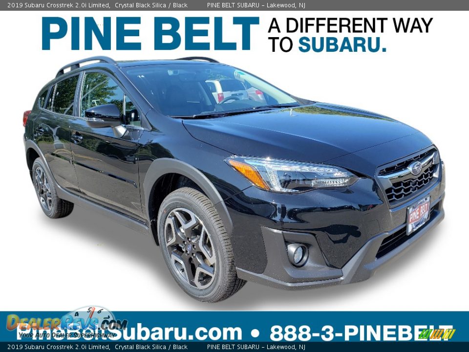 2019 Subaru Crosstrek 2.0i Limited Crystal Black Silica / Black Photo #1