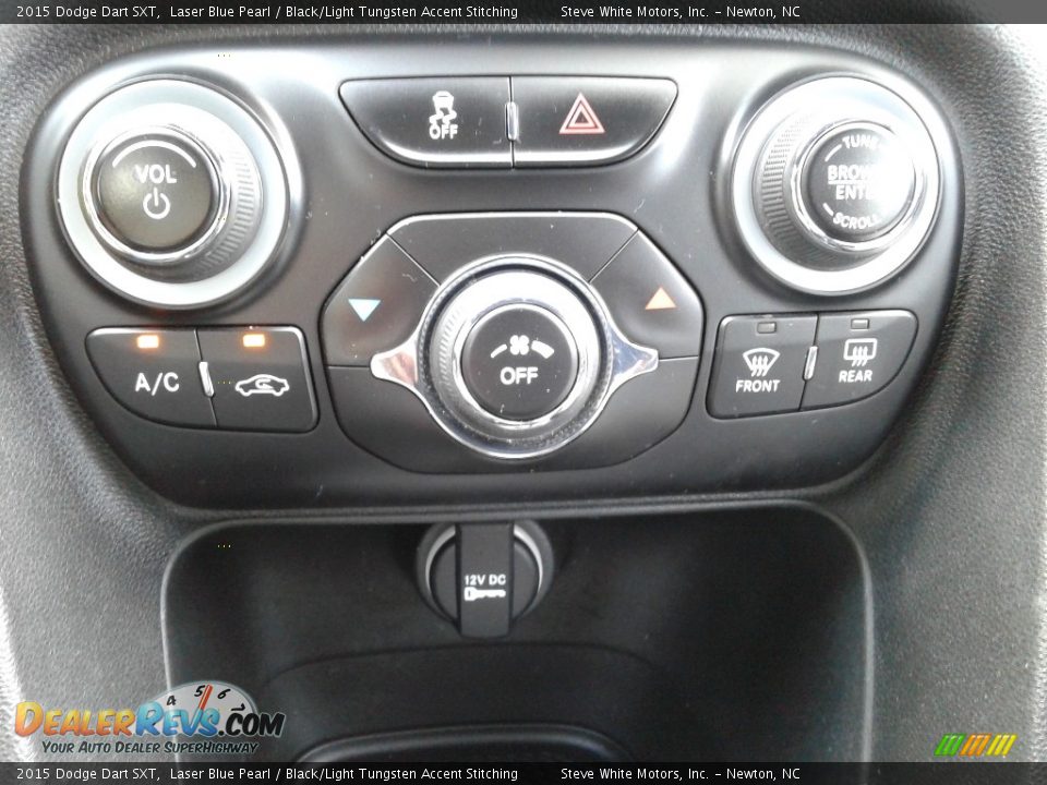 2015 Dodge Dart SXT Laser Blue Pearl / Black/Light Tungsten Accent Stitching Photo #24