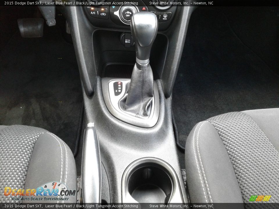 2015 Dodge Dart SXT Laser Blue Pearl / Black/Light Tungsten Accent Stitching Photo #25