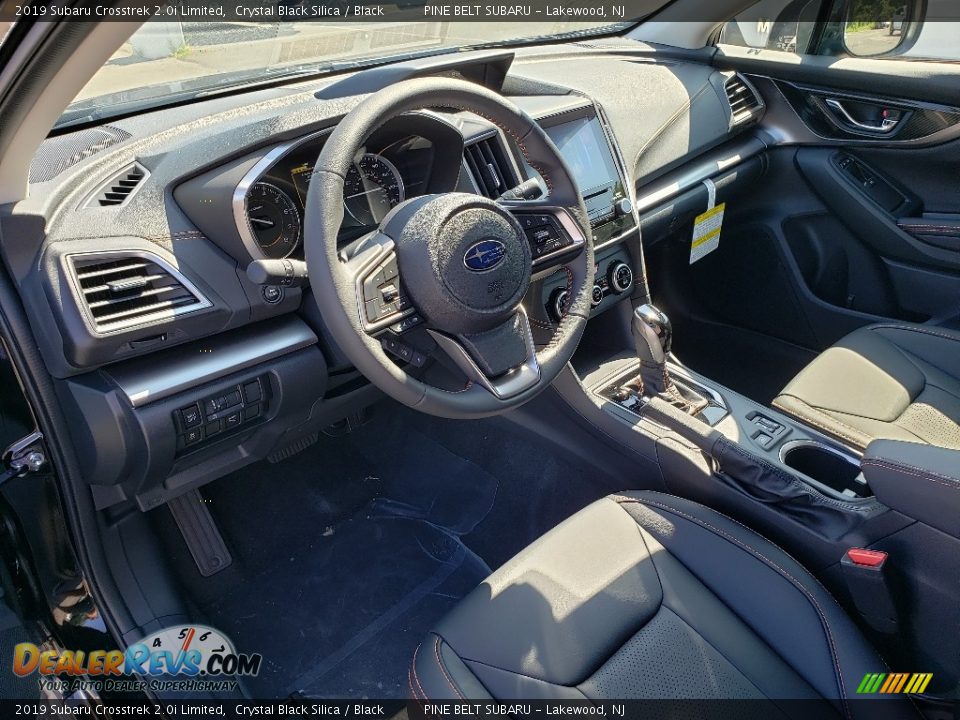 2019 Subaru Crosstrek 2.0i Limited Crystal Black Silica / Black Photo #7