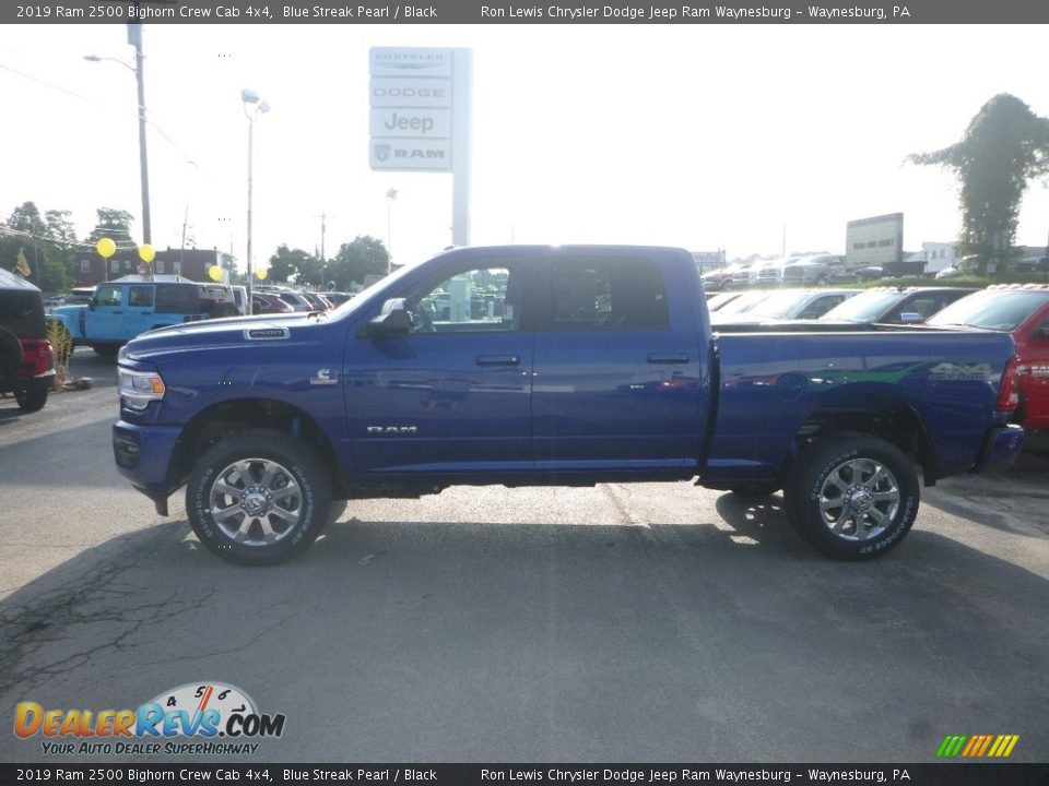2019 Ram 2500 Bighorn Crew Cab 4x4 Blue Streak Pearl / Black Photo #2