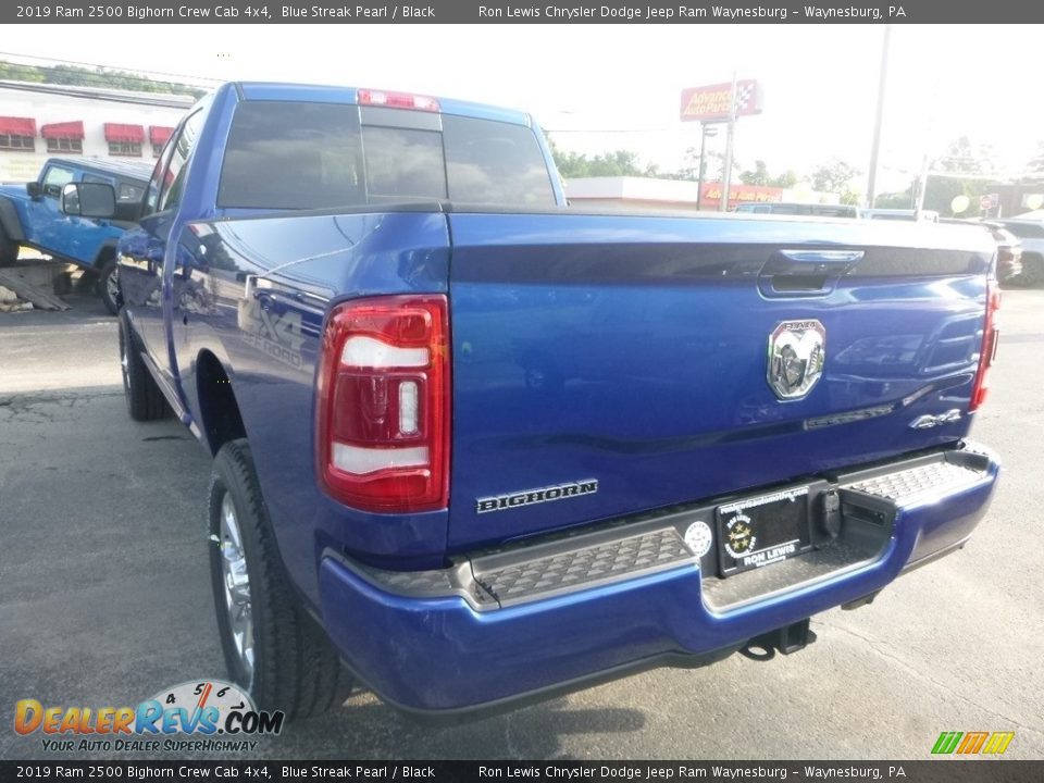 2019 Ram 2500 Bighorn Crew Cab 4x4 Blue Streak Pearl / Black Photo #3