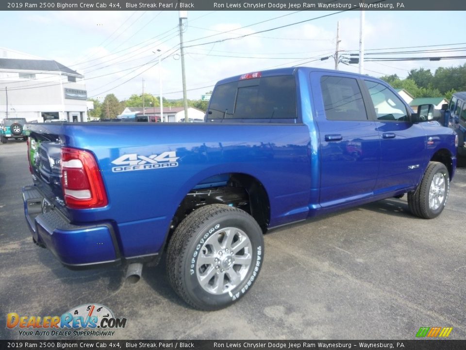 2019 Ram 2500 Bighorn Crew Cab 4x4 Blue Streak Pearl / Black Photo #5