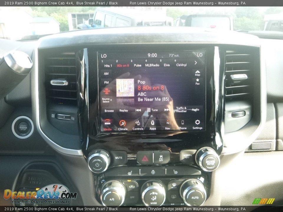 2019 Ram 2500 Bighorn Crew Cab 4x4 Blue Streak Pearl / Black Photo #17