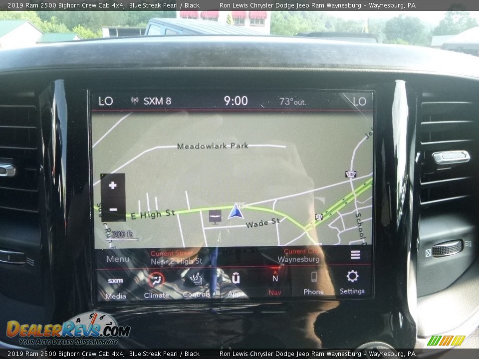 2019 Ram 2500 Bighorn Crew Cab 4x4 Blue Streak Pearl / Black Photo #18