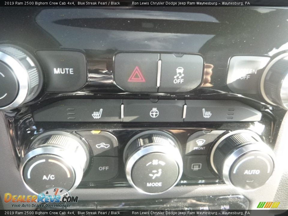 2019 Ram 2500 Bighorn Crew Cab 4x4 Blue Streak Pearl / Black Photo #20