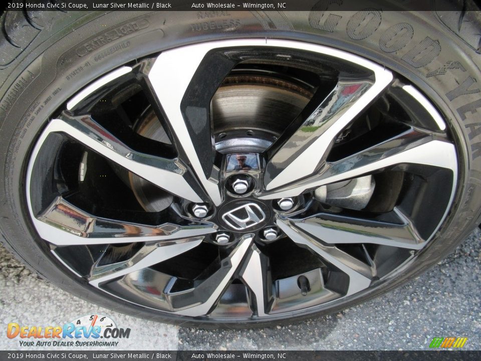 2019 Honda Civic Si Coupe Lunar Silver Metallic / Black Photo #7