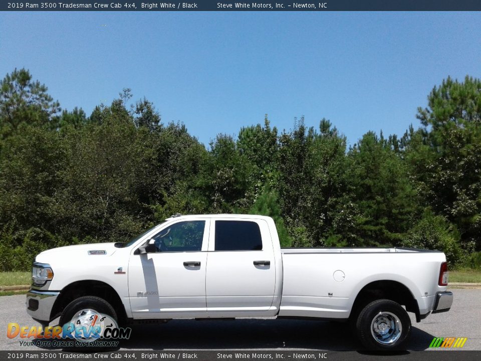 2019 Ram 3500 Tradesman Crew Cab 4x4 Bright White / Black Photo #1