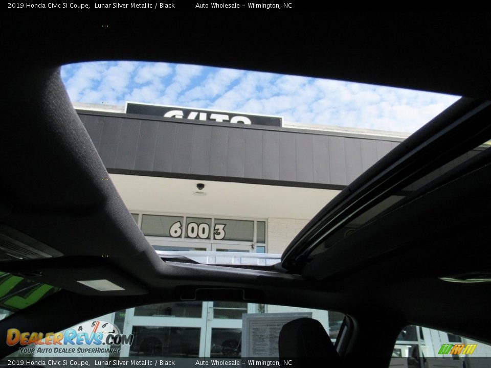 2019 Honda Civic Si Coupe Lunar Silver Metallic / Black Photo #15