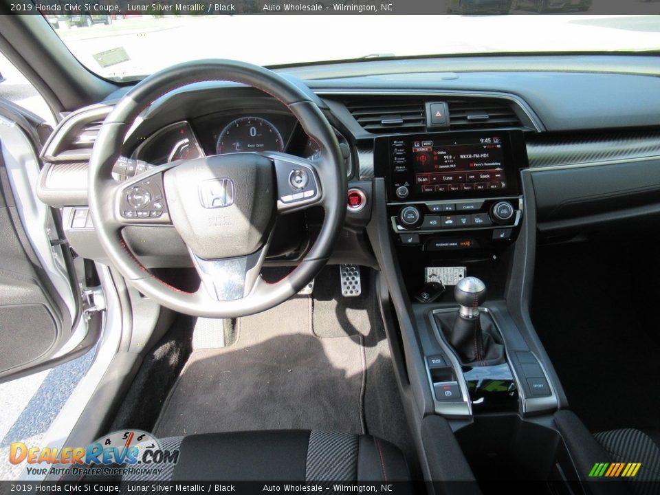 2019 Honda Civic Si Coupe Lunar Silver Metallic / Black Photo #16