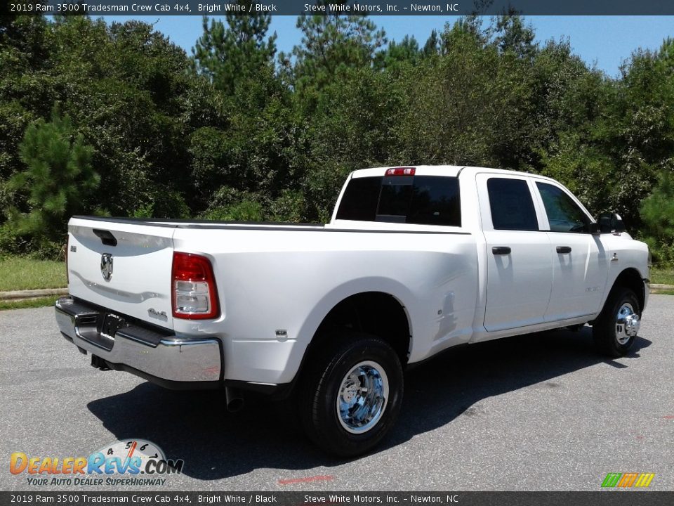 2019 Ram 3500 Tradesman Crew Cab 4x4 Bright White / Black Photo #6