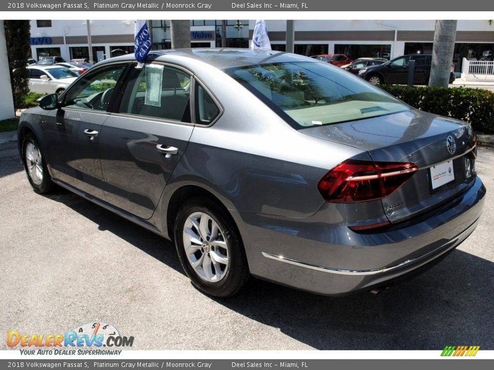 2018 Volkswagen Passat S Platinum Gray Metallic / Moonrock Gray Photo #6